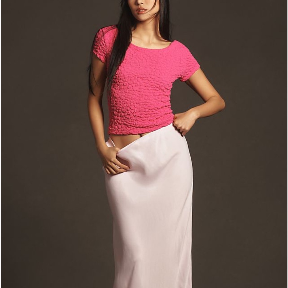 New with tags Anthropologie Maeve popcorn top.  Size S.